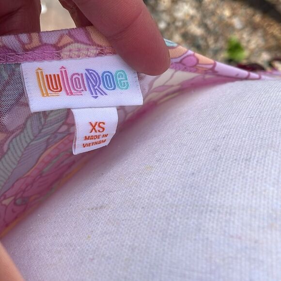 ✨LuLaRoe Pastel Aztec Floral Print Nicole Dress - Picture 4 of 6